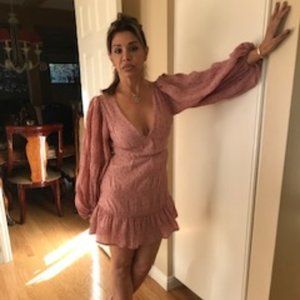 NWT Aiyana Polka Dot Mini Dress